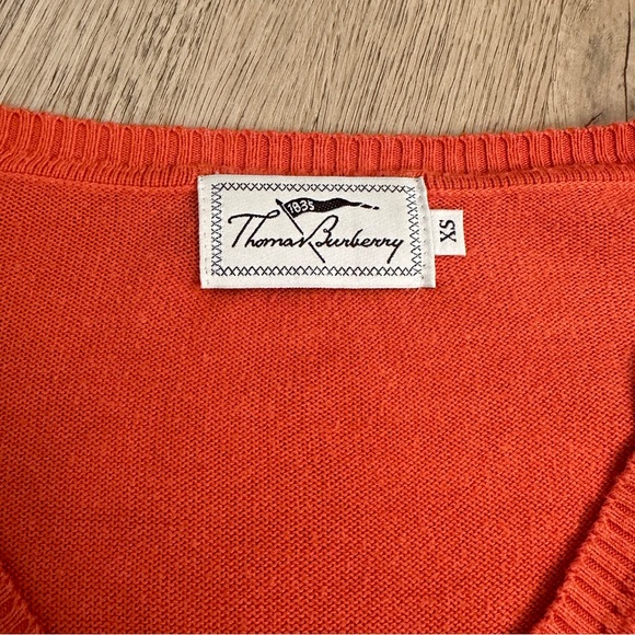 Burberry Vintage Orange Thomas Burberry Sweater - Picture 3 of 5